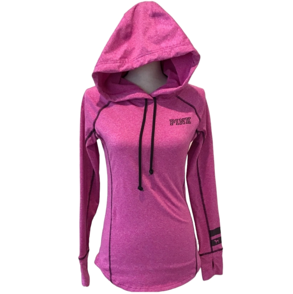 🩷 PINK by Victoria's Secret Ultimate Yoga Sport Hoodie Size Small